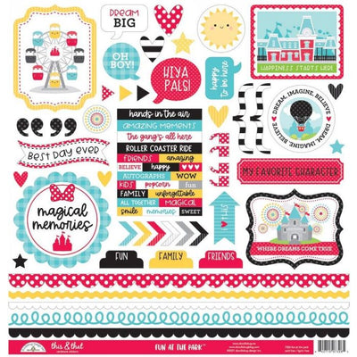 FUN AT THE PARK 12x12 Paper Pack - Doodlebug Design