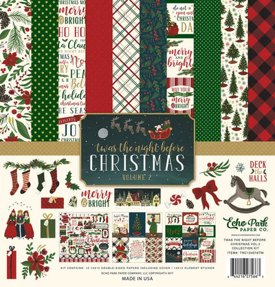 NIGHT BEFORE CHRISTMAS 12x12 Page Collection Kit by Echo Park Paper Co.