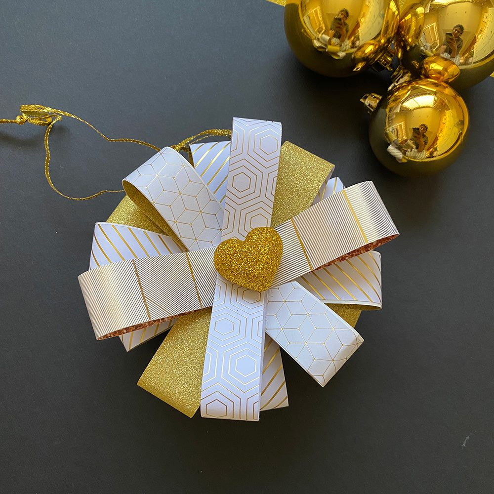 handmade paper ornament