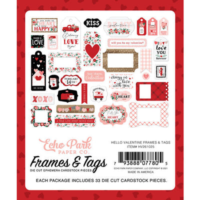 HELLO VALENTINE Frames & Tags - Echo Park