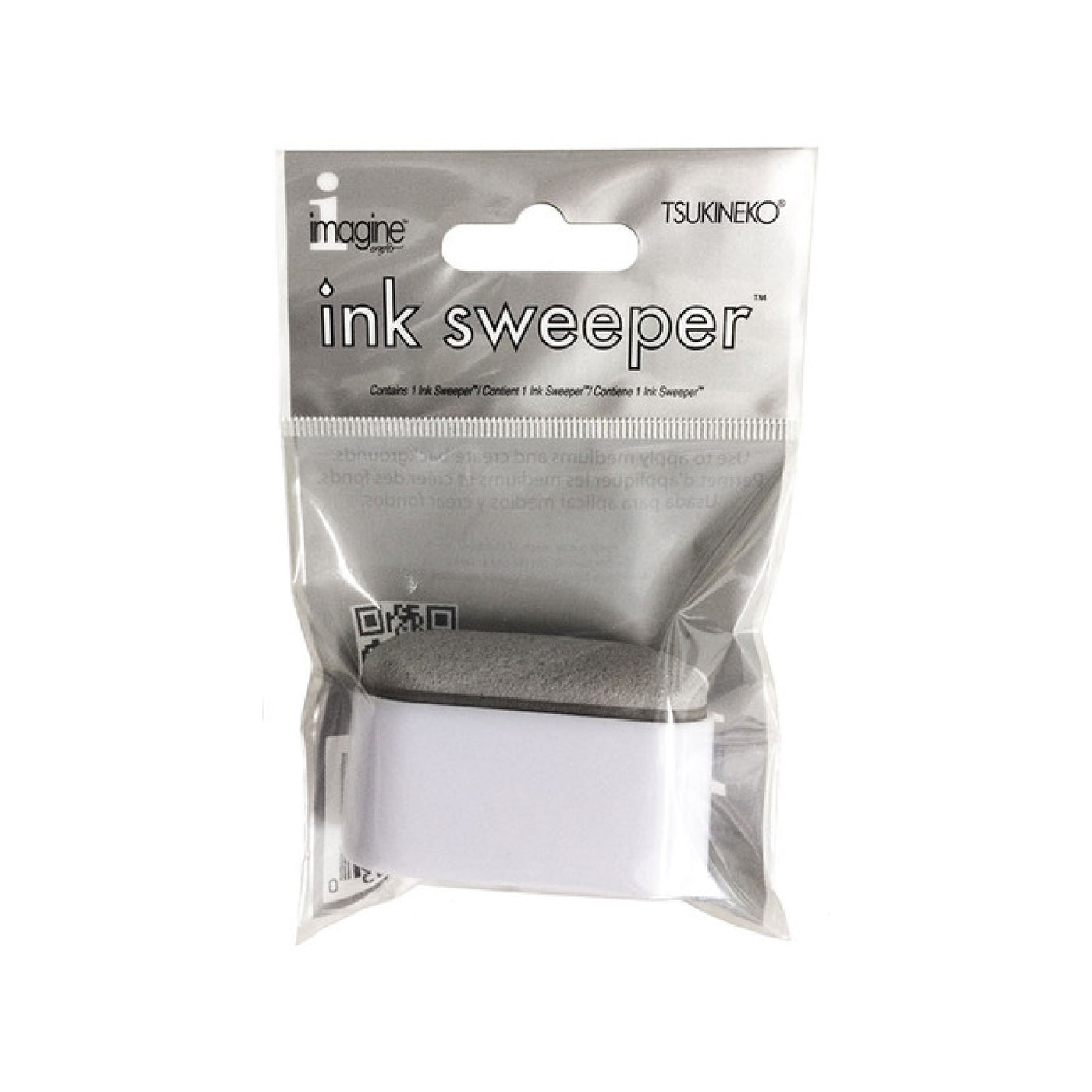 Tsukineko's ink sweeper is a quick and easy applicator for sweeping and spreading antiquing solutions, paints, stains, dyes, inks, and liquid adhesives
