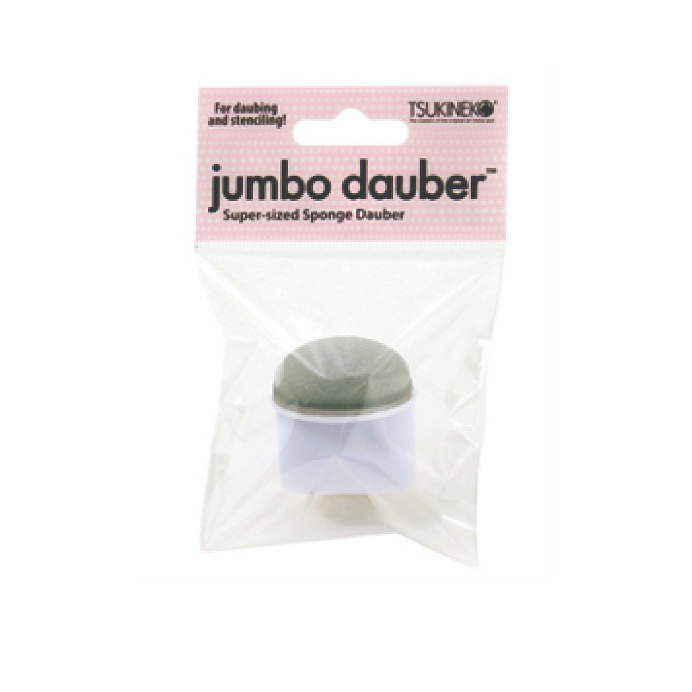 At over twice the size of Tsukineko's sponge dauber, jumbo daubers offer faster coverage and the ability to create a more diffused effect; Wonderful for landscaping and soft backgrounds in paper crafting