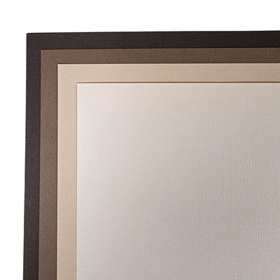 The Khaki monochromatic assortment includes three (3) each of four (4) shades of khaki brown colors of Bazzill textured cardstock.