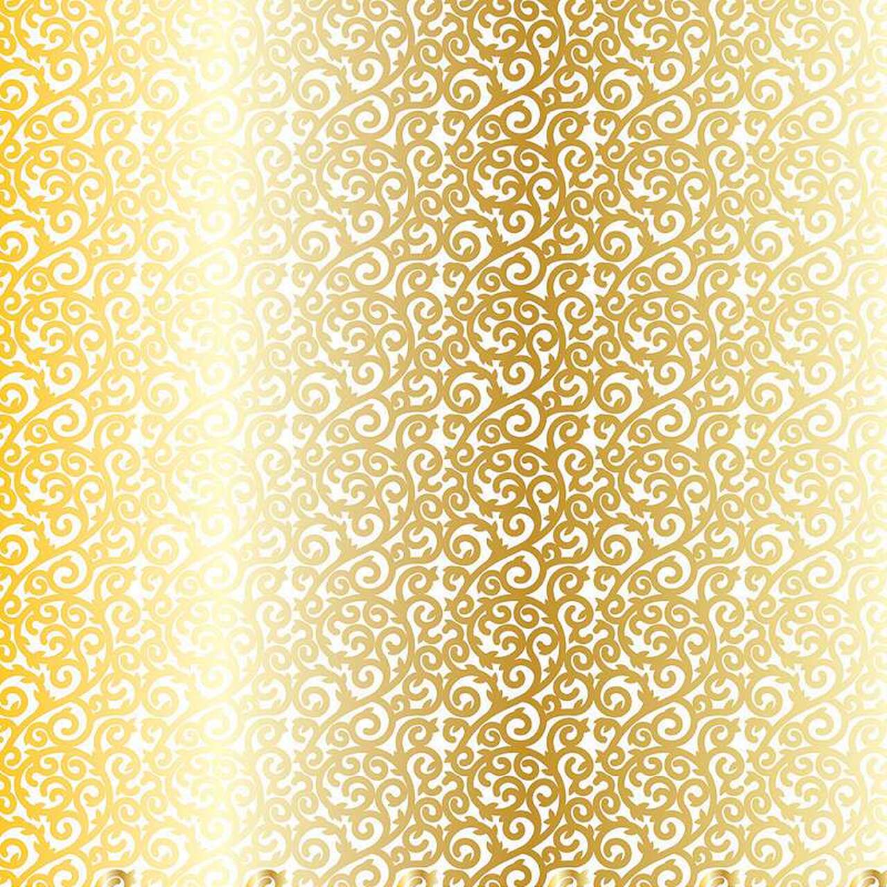 Gold Foil Lattice on White Cardstock