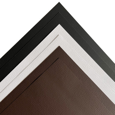 Leatherlike 12x12 Faux Leather Cardstock Variety Pack- 6 Sheets