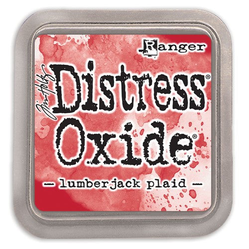 Tim Holtz Distress Oxide Ink Pad - Tampone Inchiostro Ossidato Picked Raspberry, 7.5x7.5cm