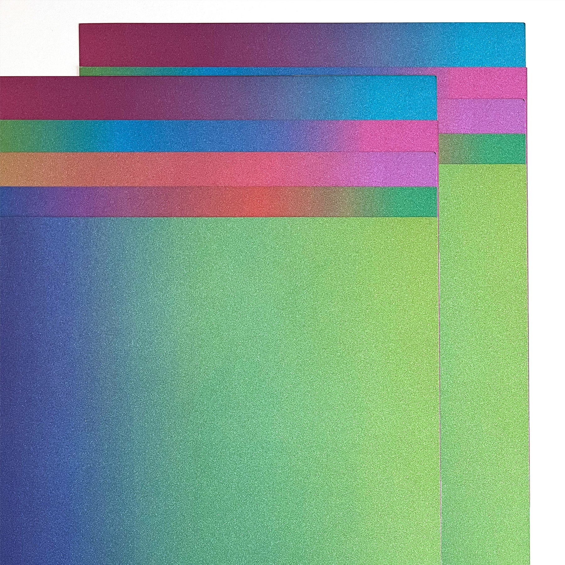Multicolor Pack Multi-Colored Glitter Cardstock | Rainbow Glitter Paper – The 12x12 ...