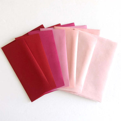French Paper Company Pop-Tone Envelopes in Valentine Colors