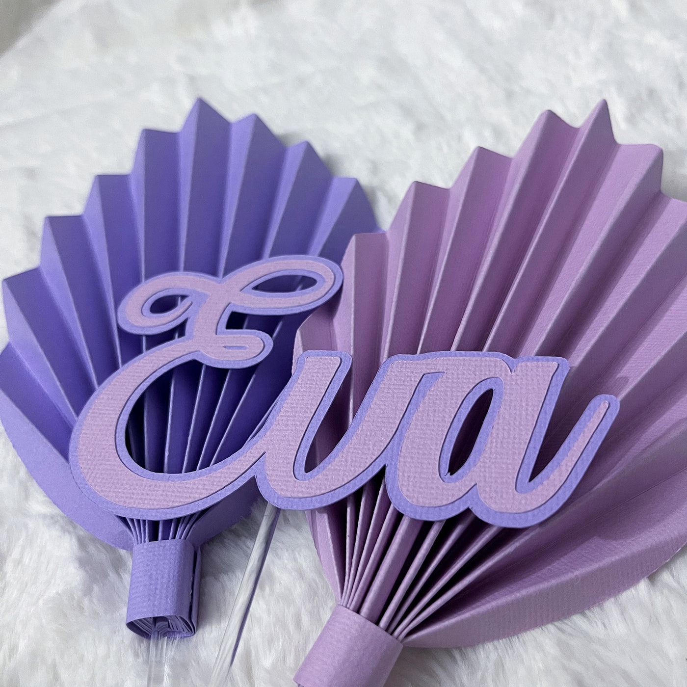 paper palm leaves made from american crafts lavender cardstock