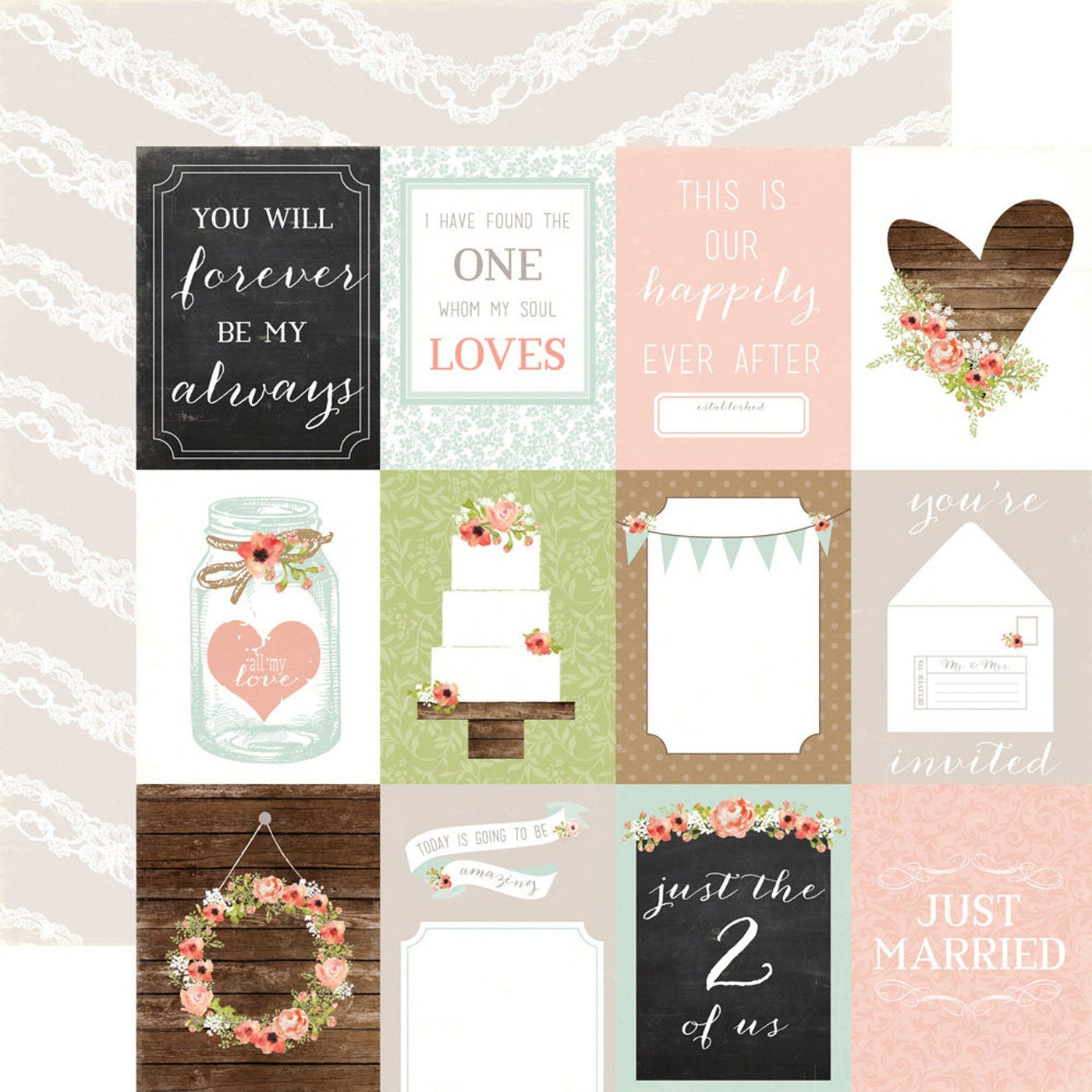 RUSTIC ELEGANCE 12x12 Collection Kit - Carta Bella