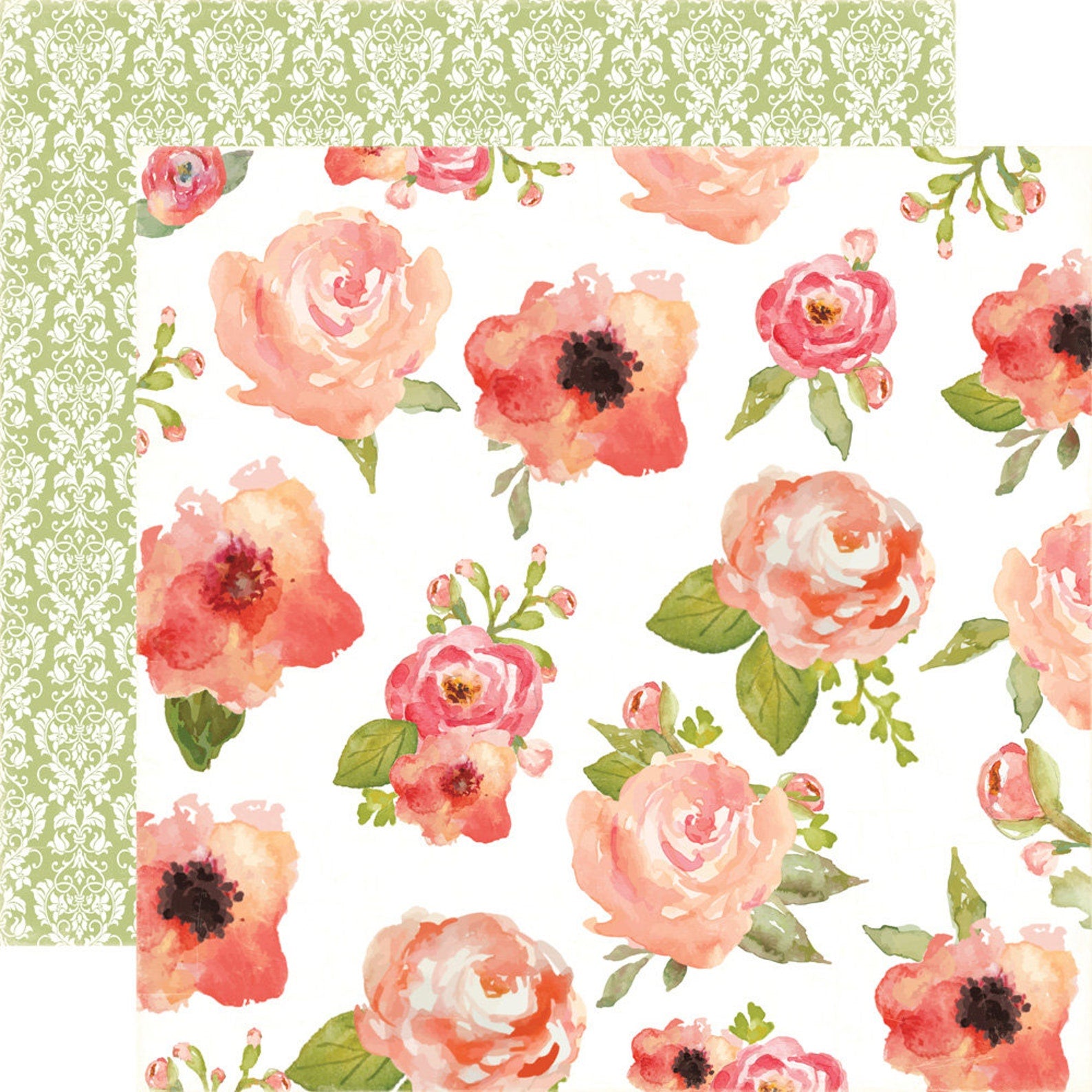 Rustic Roses Cardstock RUSTIC ELEGANCE 12x12 Collection Kit from Carta Bella Paper – The 12x12 ...
