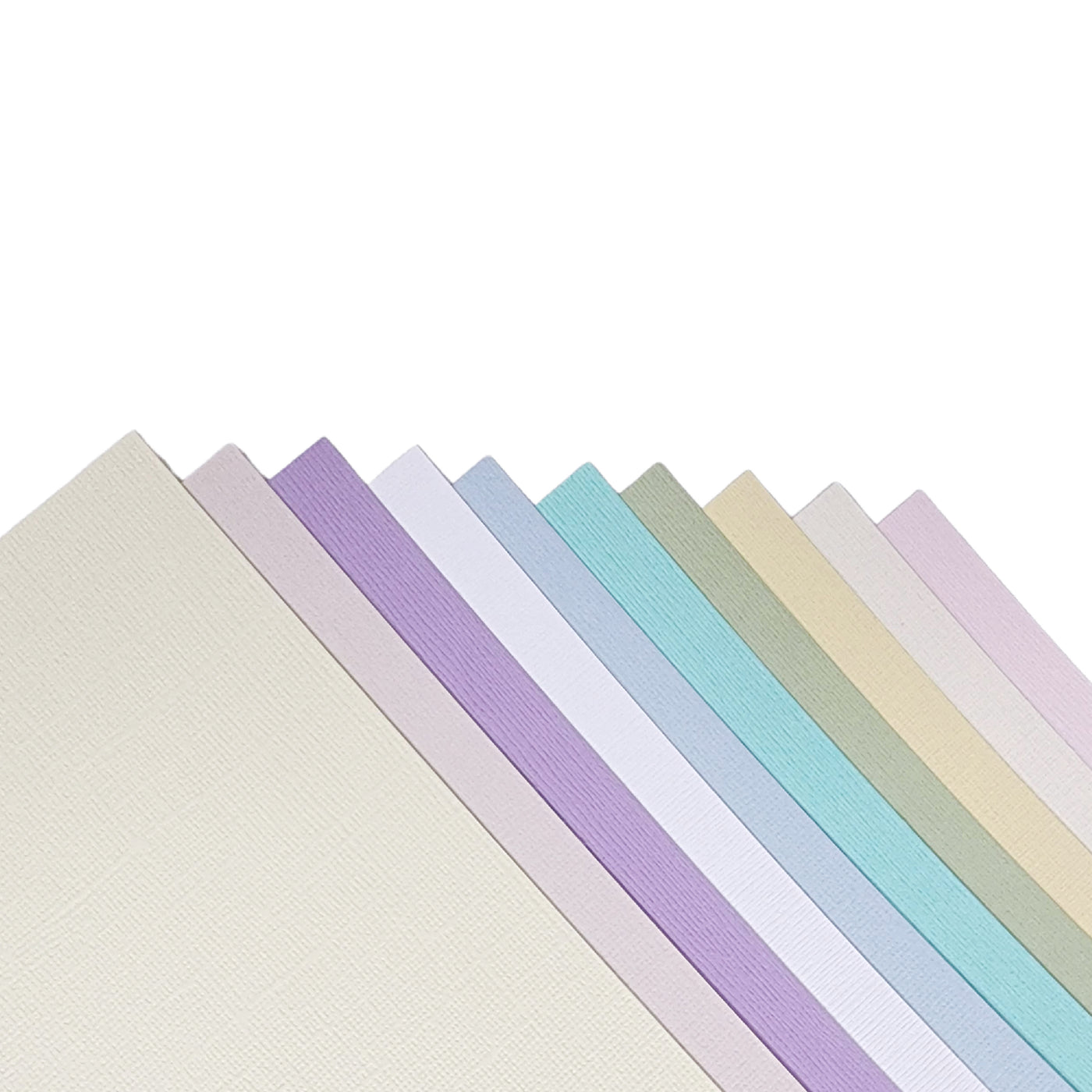 SOFT PASTELS CARDSTOCK VARIETY PACK - 10 Sheets - Bazzill 12x12 Cardstock