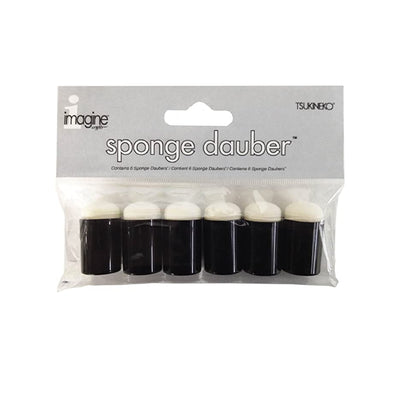 The Sponge Dauber 6-piece pack is excellent for use on many surfaces such as paper, fabric, metal, plastic, and more.