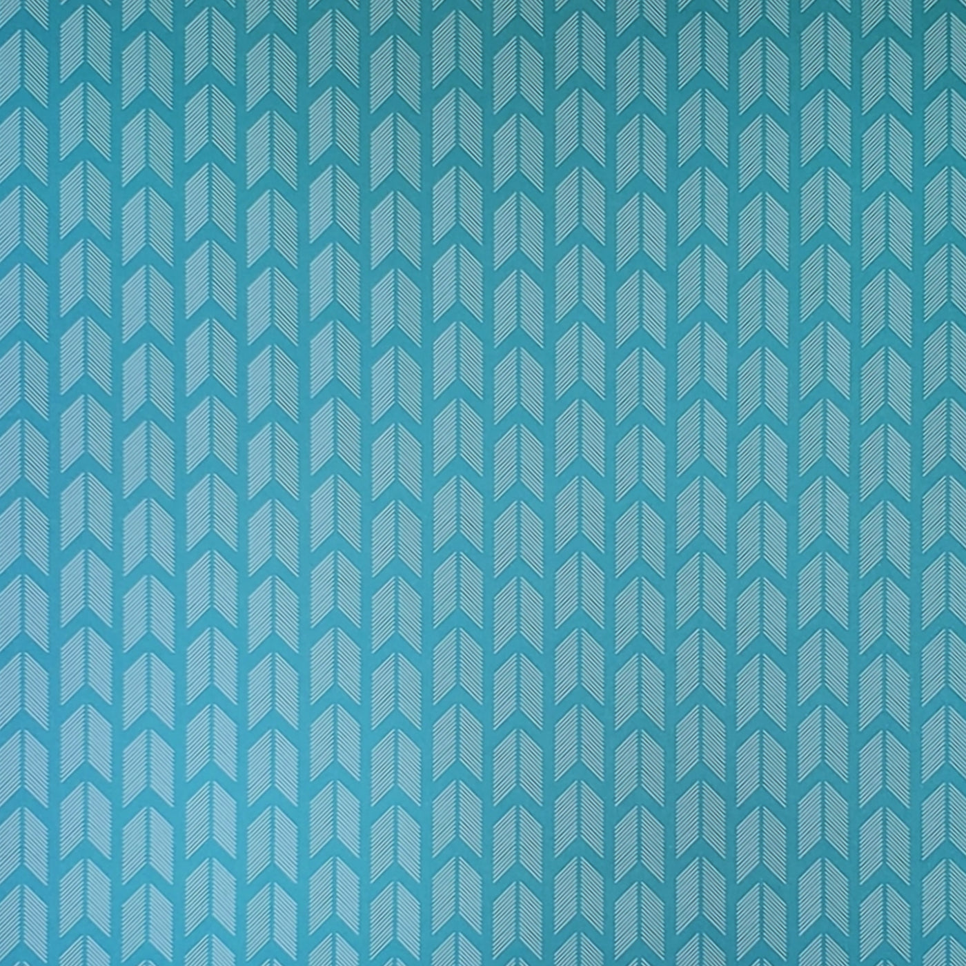 8.5x11 patterned paper with thin white lined arrows on a teal background, white reverse, archival quality from Core'dinations.