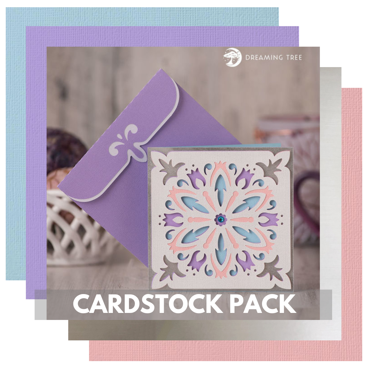 Dreaming Tree Winter Card Cardstock Kit